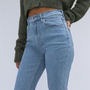 Everlane cheeky straight Jean high rise size 25